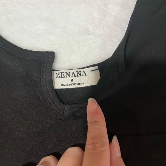 BRAND NEW Black Zenana Bodysuit - Size Small - Picture 8 of 9
